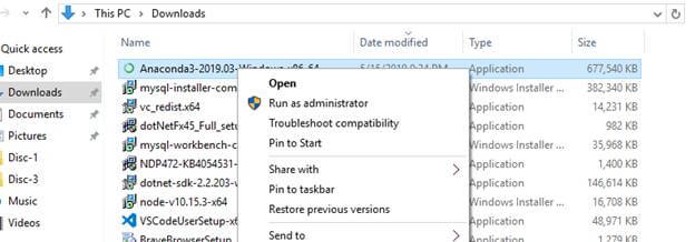 Setup Python Environment For Data Science